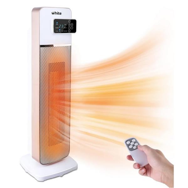 Stufa elettrica a torre con display a LED touch screen 2000W