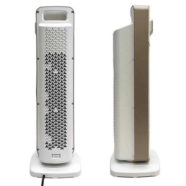 Stufa elettrica a torre con display a LED touch screen 2000W