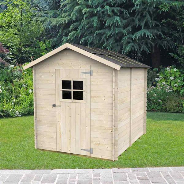 Casetta da giardino in legno 178x218cm porta singola – Gaeta