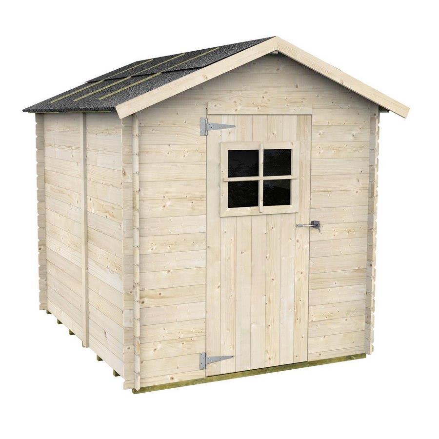 Casetta da giardino in legno 178x218cm porta singola – Gaeta