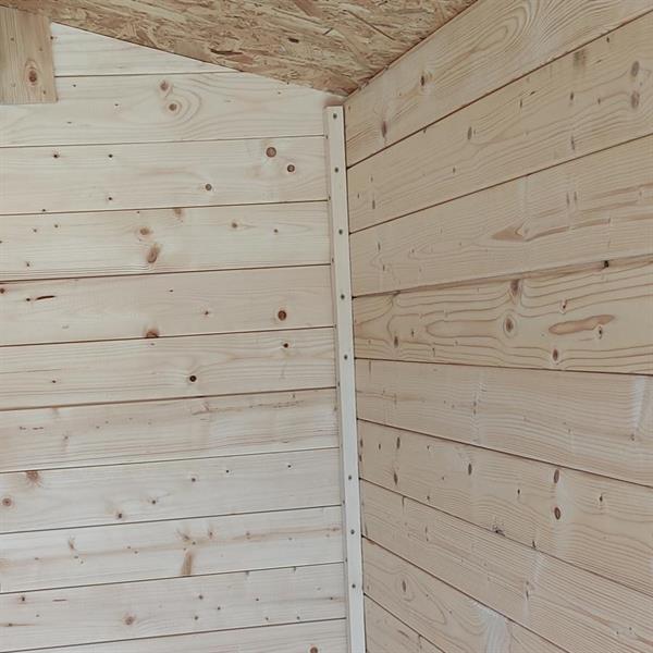 Casetta in legno per ripostiglio da giardino 146x146x204cm porta singola