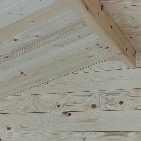 Casetta da giardino in legno PEFC 198x198cm porta doppia - Roby