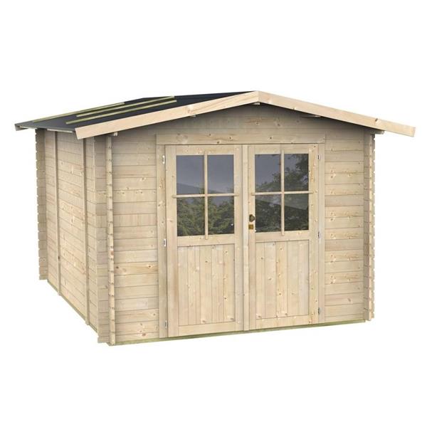 Casetta da giardino multiuso in legno 215x249x207cm porta doppia - Opera