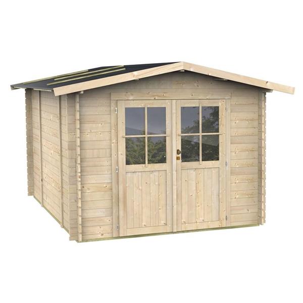 Casetta da esterno porta utensili da giardino 296x249x219cm porta doppia - Opera