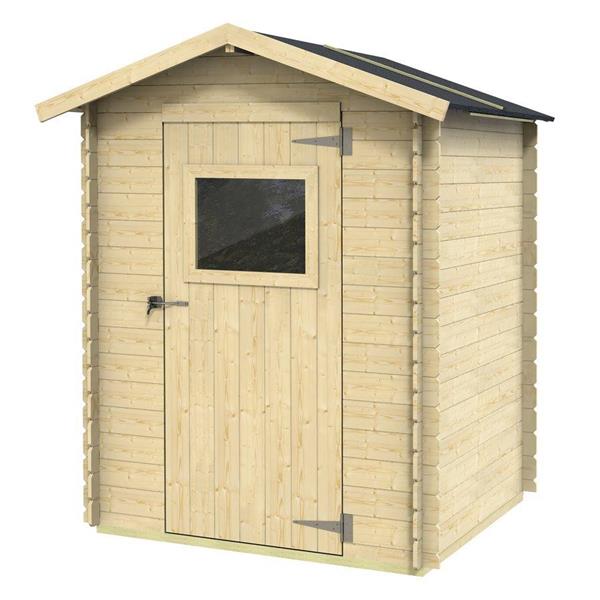 Casetta da giardino con porta singola 146x132cm - Flavia