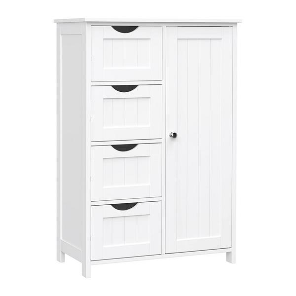 Mobiletto da bagno White 55x30x82 cm -Lily