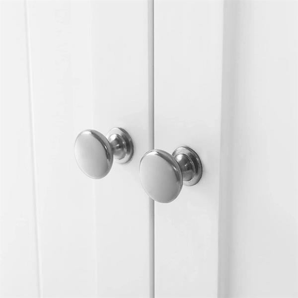Mobiletto da bagno White 60x30x80 cm -Sarah
