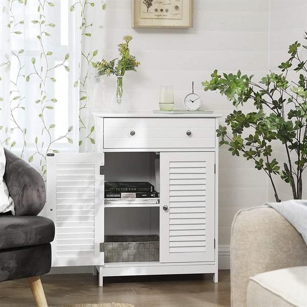 Mobiletto da bagno in legno 60x35x87 cm - Jessica
