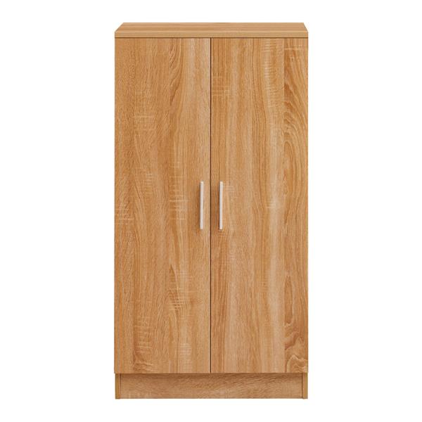 Scarpiera in legno 108x55x36 cm rovere chiaro - Giulia