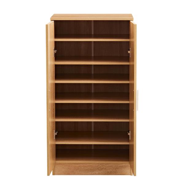 Scarpiera in legno 108x55x36 cm rovere chiaro - Giulia