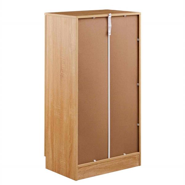 Scarpiera in legno 108x55x36 cm rovere chiaro - Giulia