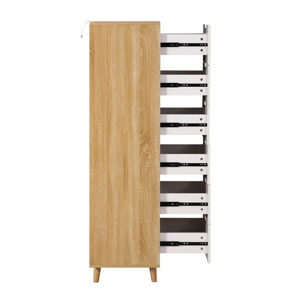 Mobile cassettiera 6 cassetti in legno- Sky