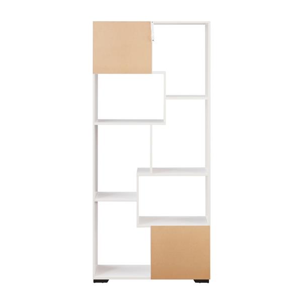 Libreria in legno bianco opaco da ufficio o cameretta