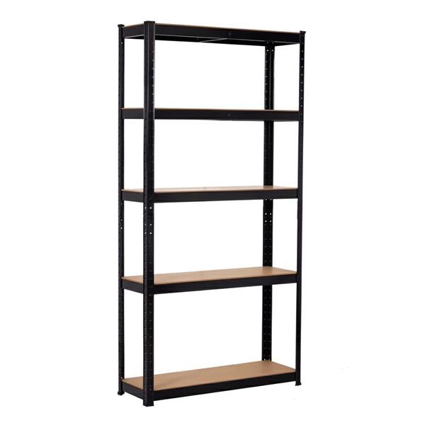 Scaffale Metallo Garage 150X75X30 cm nero