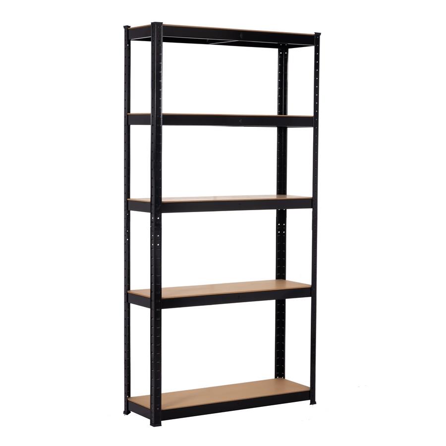 Scaffale Metallo Garage 150X75X30 cm nero