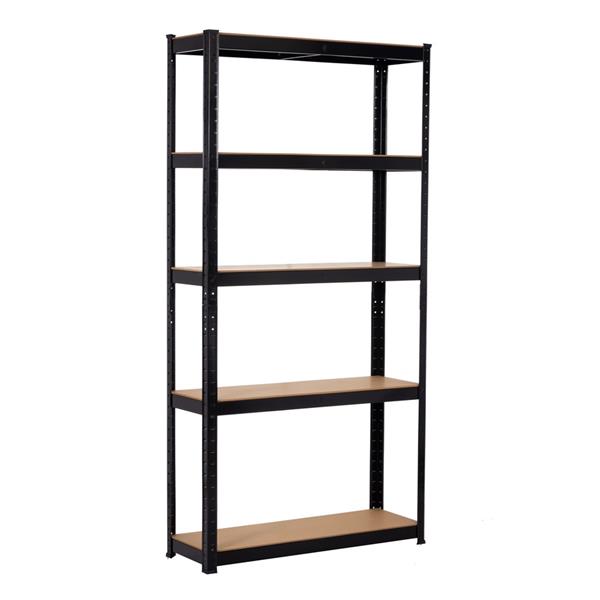 Scaffale Metallo Garage 150X75X30 cm nero