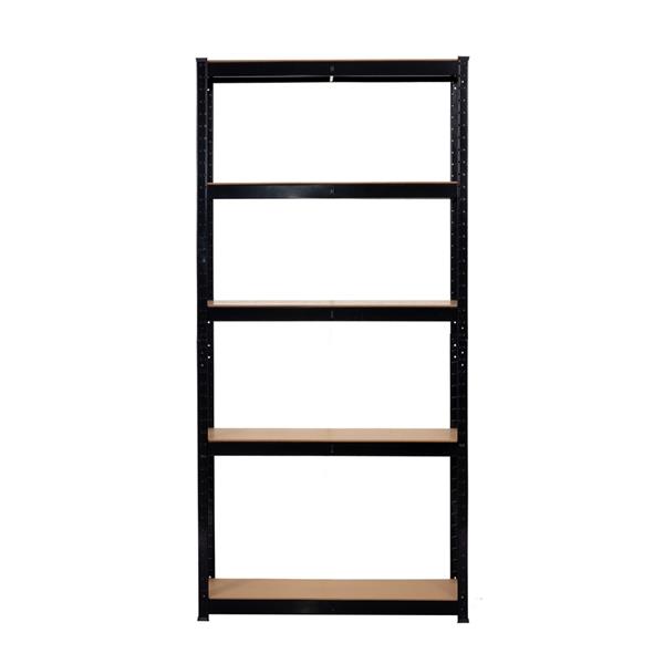 Scaffale Metallo Garage 150X75X30 cm nero