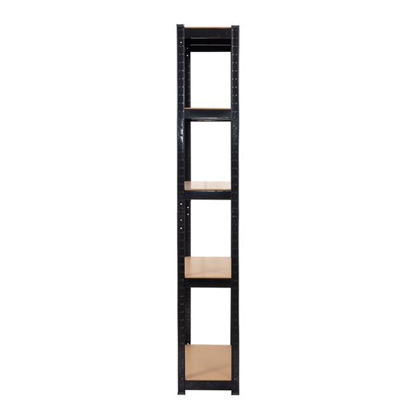 Scaffale Metallo Garage 150X75X30 cm nero