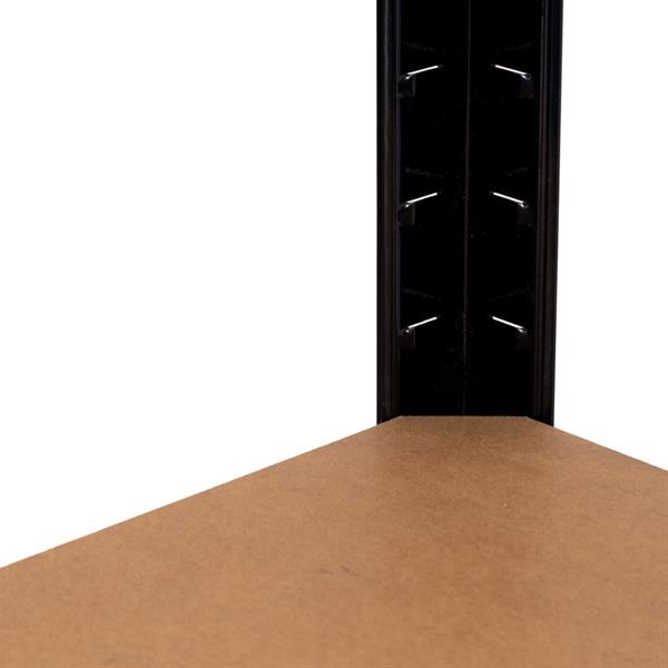 Scaffale Metallo Garage 150X75X30 cm nero