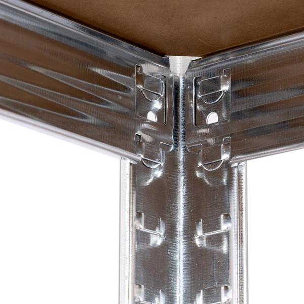 Scaffale Metallo singolo 150X70X30 cm galvanizzato