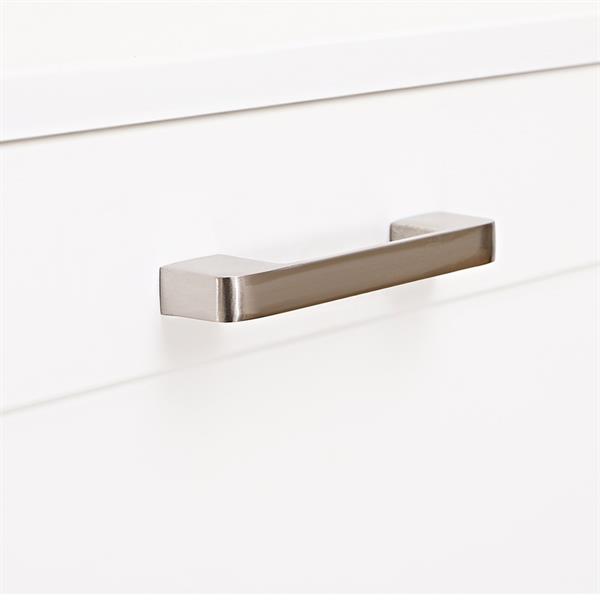 Scarpiera salvaspazio bianca verticale con 4 ante 63x150x24 cm - Ginevra