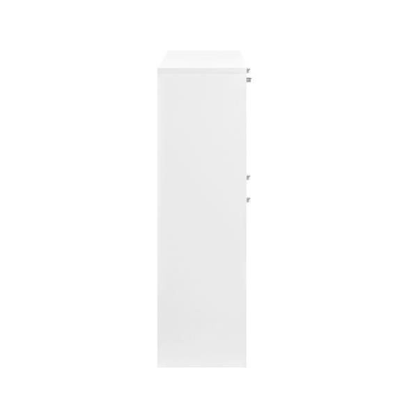 Scarpiera 4 ante in legno bianco 105x82x24 cm - Ginevra