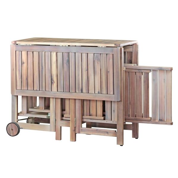 Set tavolo e 4 sedie in legno 110x90 - Vittoria Lux