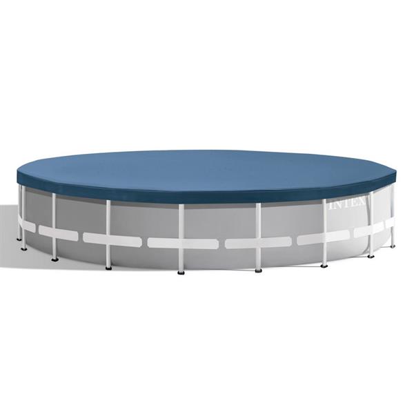 Piscina da giardino tonda 610x610x132 cm  con accessori inclusi