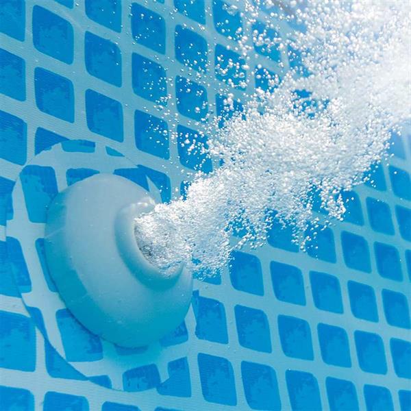 Piscina da giardino tonda 610x610x132 cm  con accessori inclusi