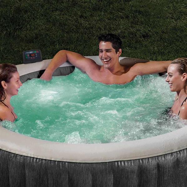 Piscina idromassaggio da esterno gonfiabile spa 196x196x71 cm