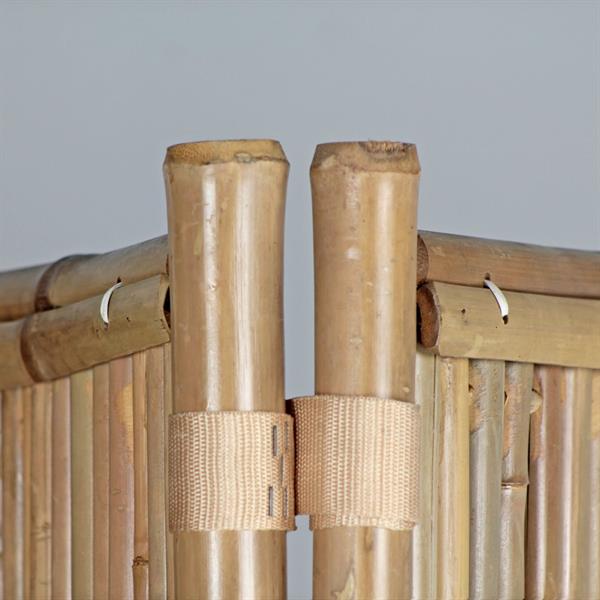 Paravento in bambù 200x180 cm con 5 pannelli