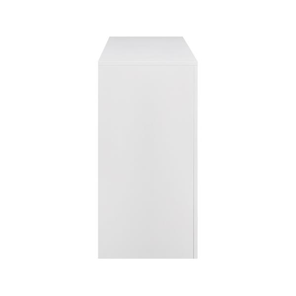 Credenza moderna bianca con 4 ante 150x40x80 cm
