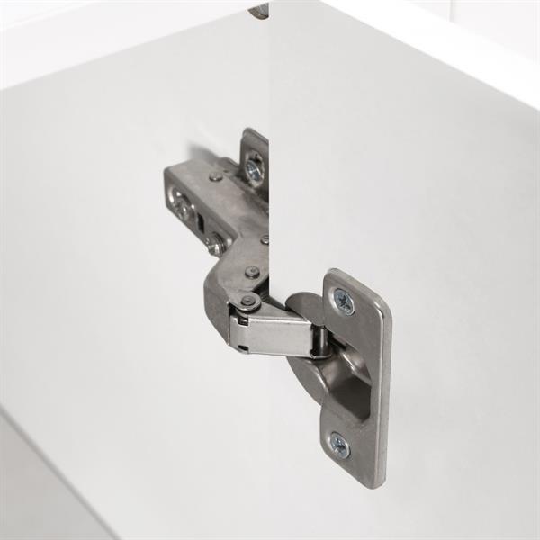 Credenza moderna bianca con 4 ante 150x40x80 cm