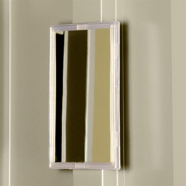 Armadietto avorio 2 ante 190x45x38 cm con ripiani