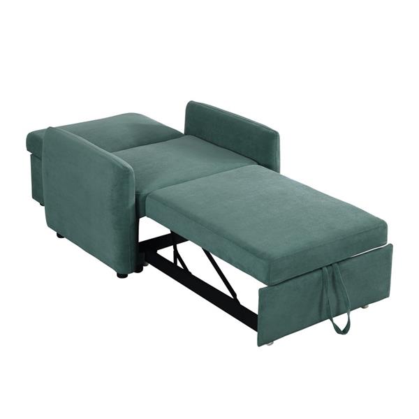Pouf letto in tessuto 95x107x87cm - Oulida