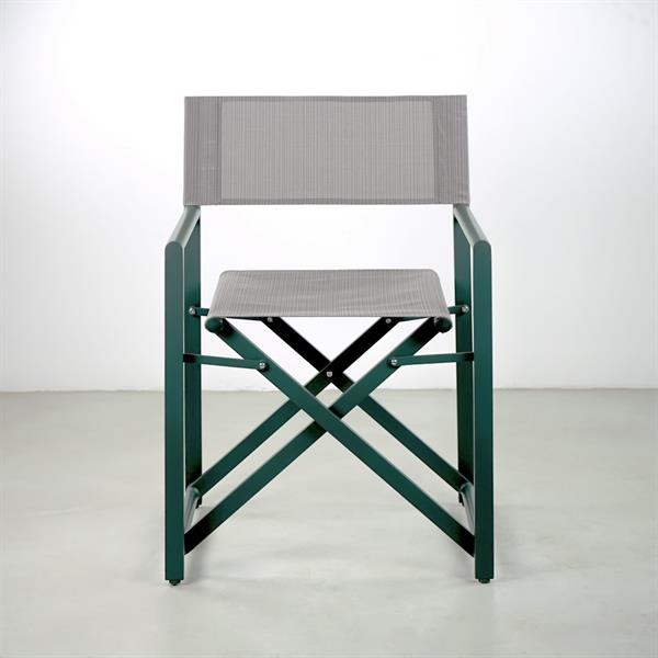 Set da 2 sedie regista in alluminio richiudibili verde - Gilda