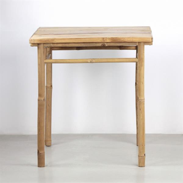 Tavolo da giardino in legno di bamboo 70x70cm