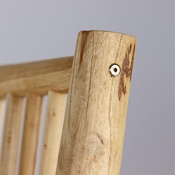 Divanetto da giardino 2 posti in teak con cuscini ecru - Shein