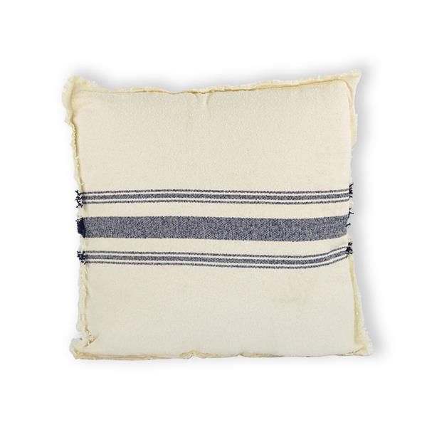 Cuscino con frangia sfoderabile con motivo a linee - Line