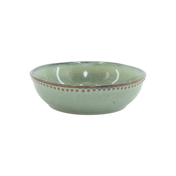 Servizio di piatti per 6 persone in ceramica verde- Rita