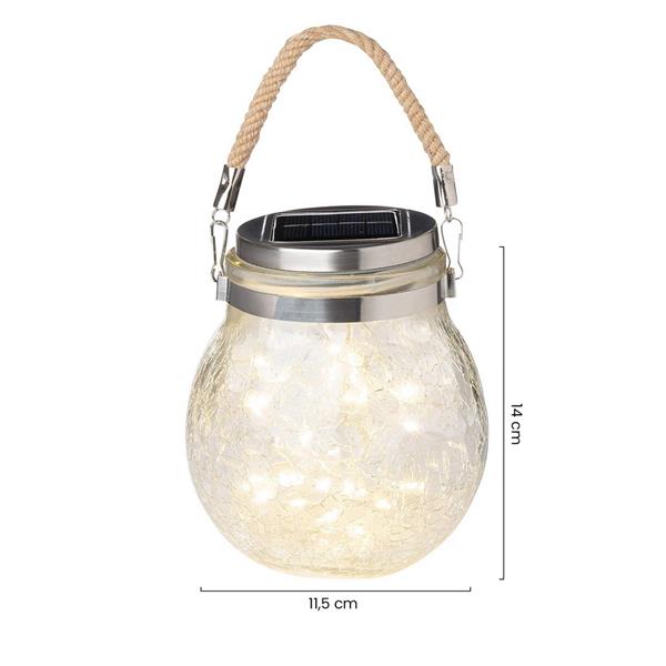 Luce solare da esterno 11x13,5 cm a basso consumo