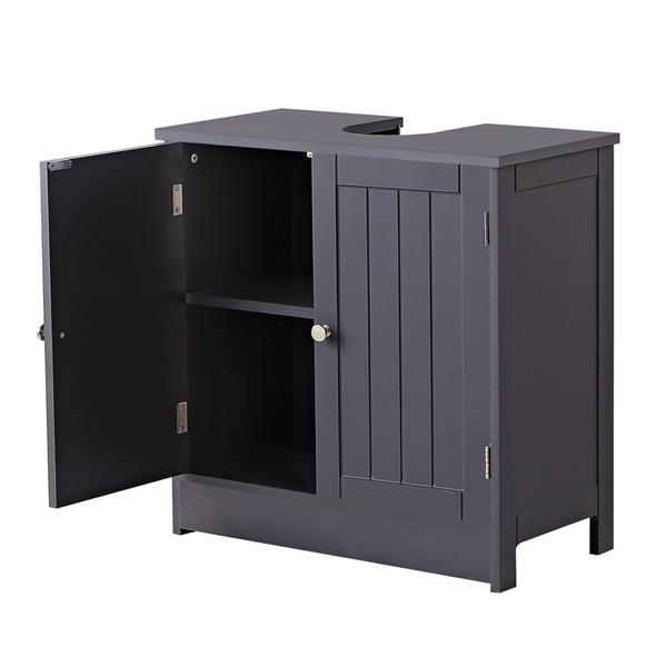 Mobile bagno sottolavabo grigio 60x30x60 - Caroline