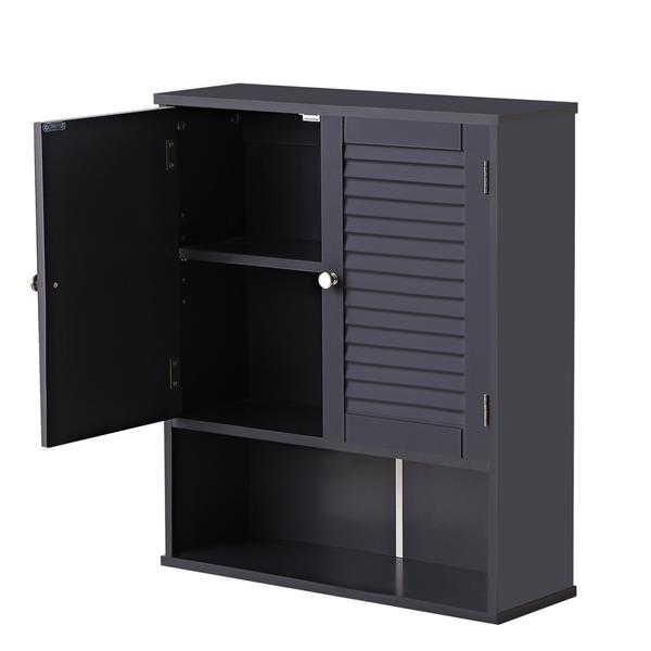 Pensile bagno grigio 60x20x70 cm - Iris