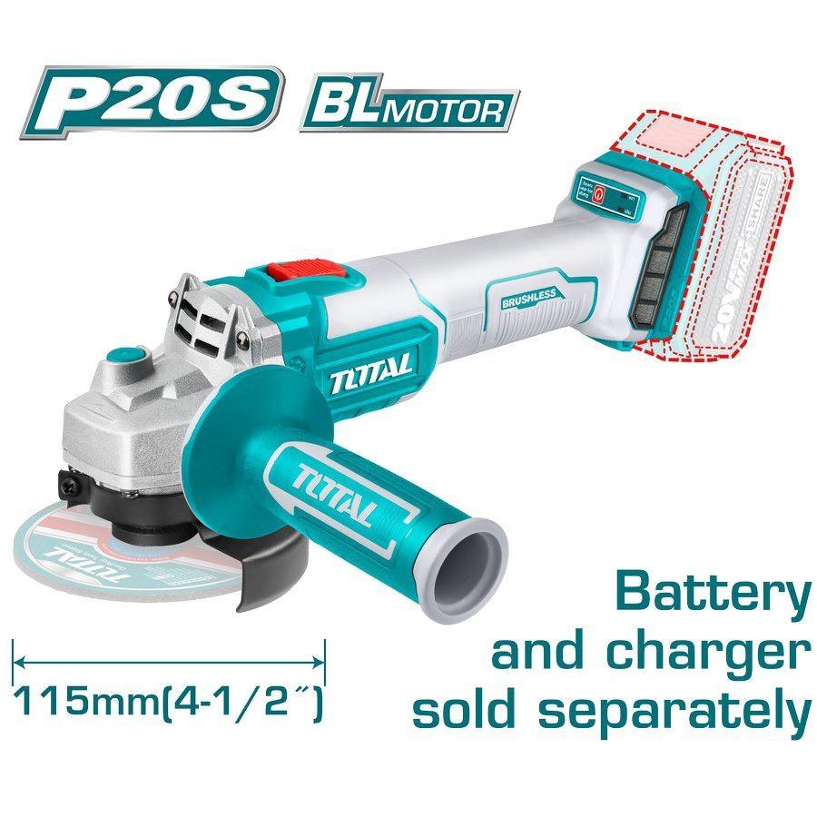 Smerigliatrice angolare 115 mm 20V - One battery