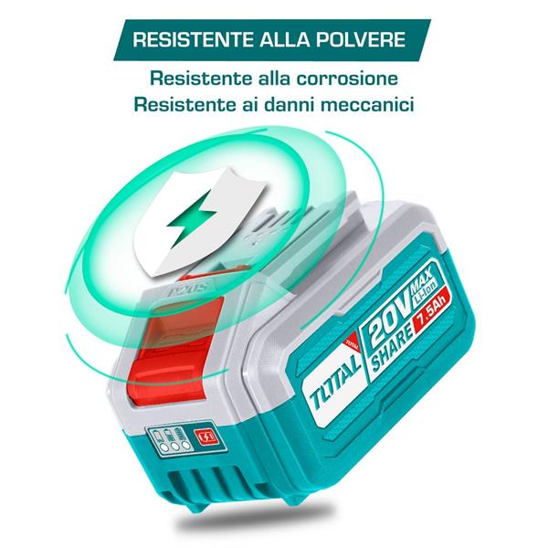 Batteria al litio 20V 7,5Ah - one battery
