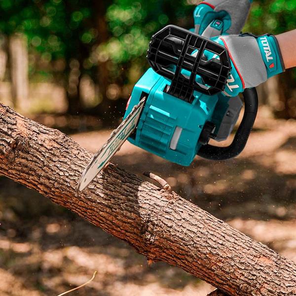 Motosega a batteria 20V brushless da 12con 2 batterie 4Ah e caricatore