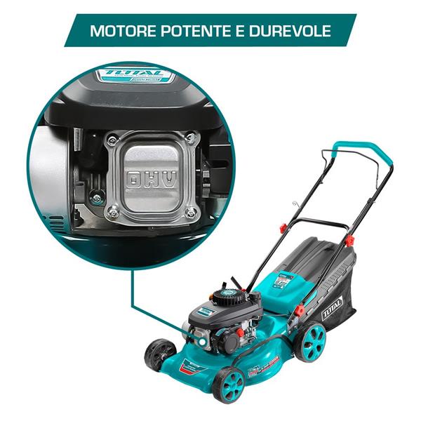 Tosaerba a benzina da 4HP e motore da 141cc
