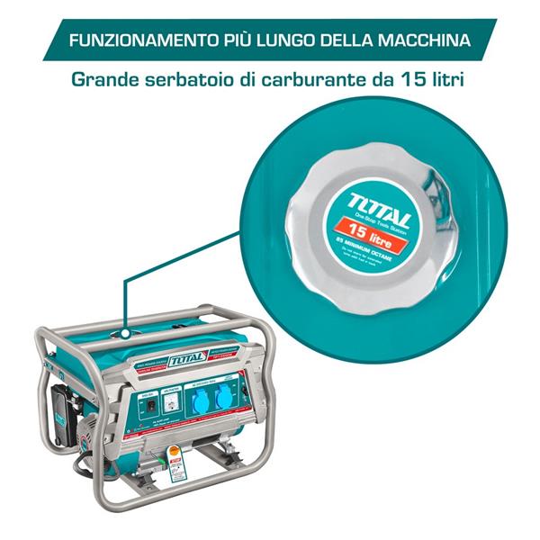 Generatore a benzina da 3,5kW 4 tempi raffreddato ad aria