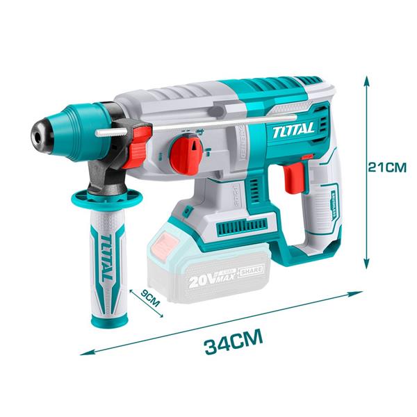 Martello rotativo a batteria 2,5J brushless SDS - one battery