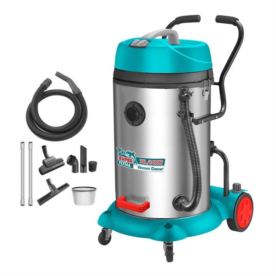 Bidone aspiratutto potente da 75L con motore da 2400W